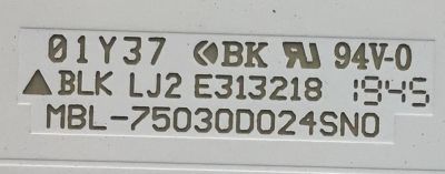 KIT DE LED'S PARA TV SONY ((INCOMPLETO SOLO 16 PIEZAS)) / NUMERO DE PARTE MBL-75030D024SN0 / 01Y37 / P75F / E313218 / PANEL YDAF075DNN01 / MODELO XBR-75X950H / XBR75X90H - Imagen 4